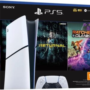 Playstation 5 Slim Edição Digital + Jogos Returnal + Ratchet & Clank