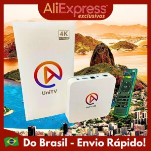 Conversor Smart TV Box UNITV V10 4K Android 11 Wi-Fi 5G